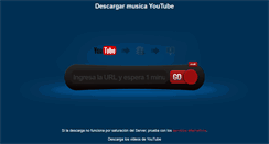 Desktop Screenshot of descargarmusicayoutube.com